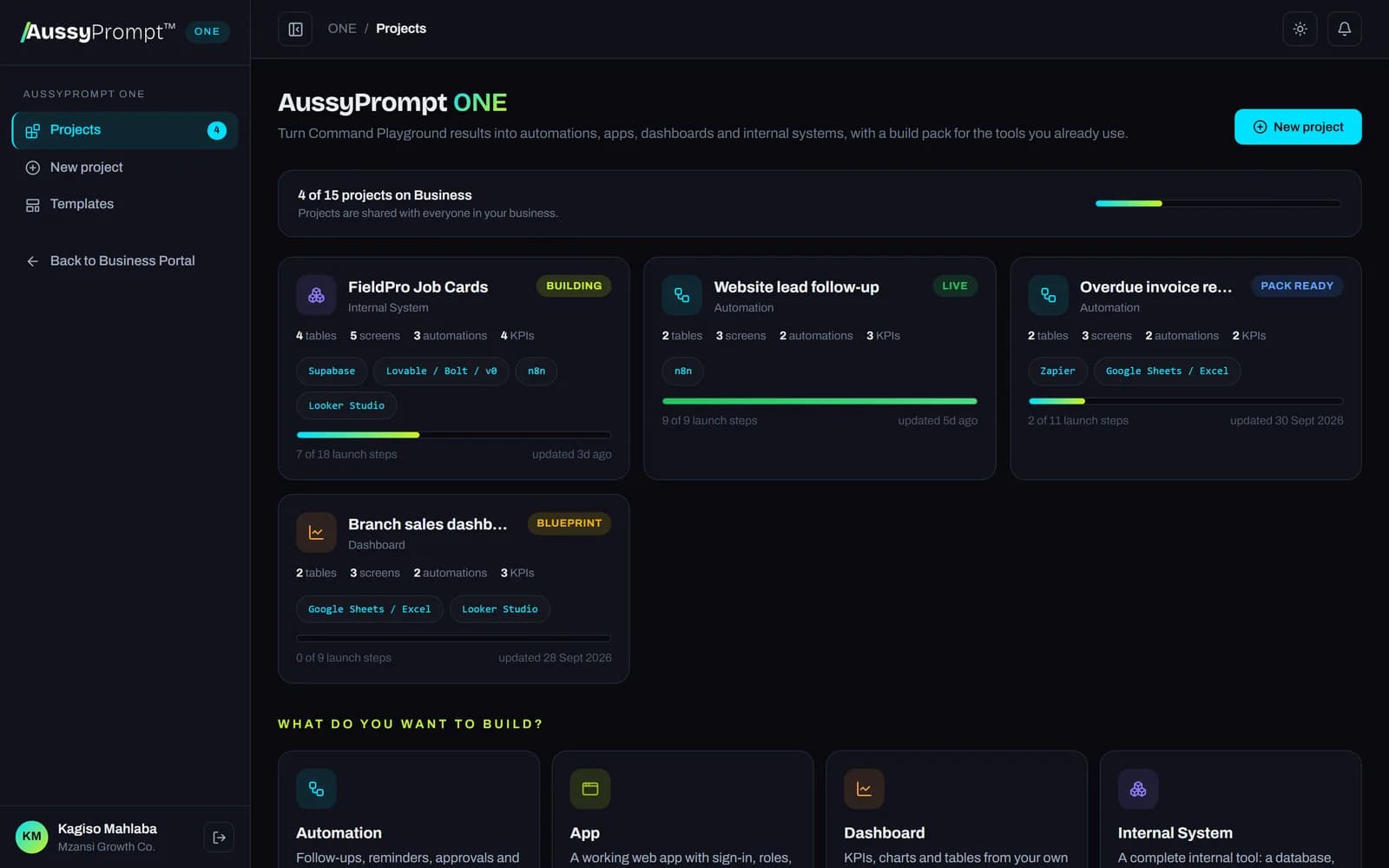 AussyPrompt ONE projects